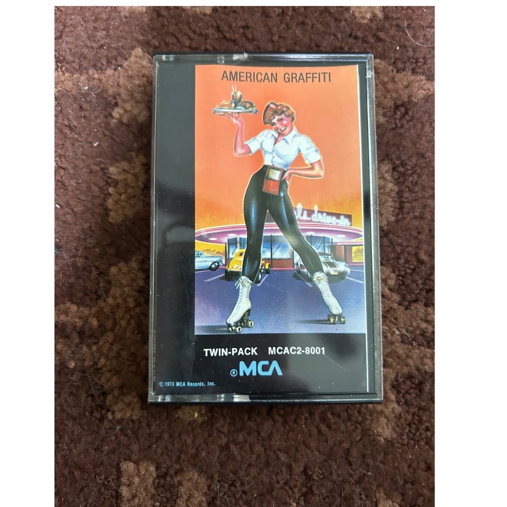 American Graffiti Soundtrack Cassette Tape 41 Original Hits MCAC2-8001